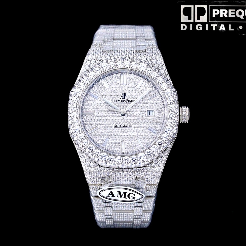 Fully Iced-out Audemars Piguet Royal Oak V3 2024